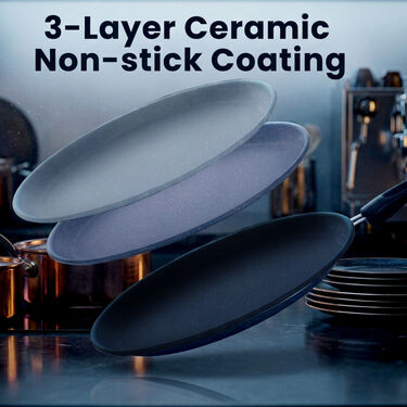 Mega 10 Pcs Ceramic Coating Nonstick Cookware Set (10CCNC1F)