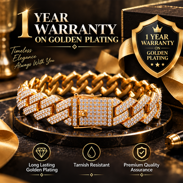 Golden Austrain Diamond Heavy Bracelet (GDHBC)