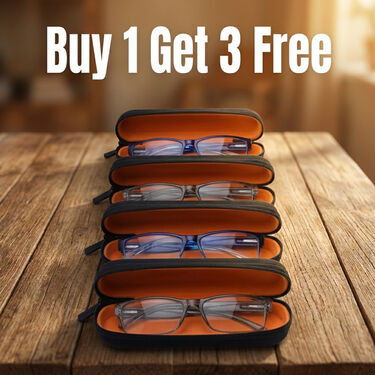 Full Frame Adaptive Power Reading Glasses Buy 1 Get 3 Free (4ORG22)