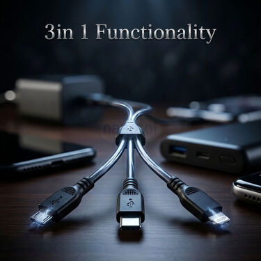 3 In 1 Fast Charging Cable (CDC29)