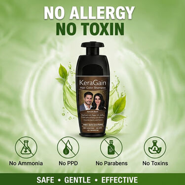 Keragain Hair Color Shampoo & Color Protecting Hair Serum