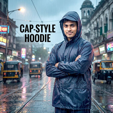 Pick Any 1 Raincoat for Men by Scottish Club with Free Rain Protector Bag Cover