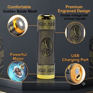 Stylish Golden Trimmer B1 G1 (2PMT1)