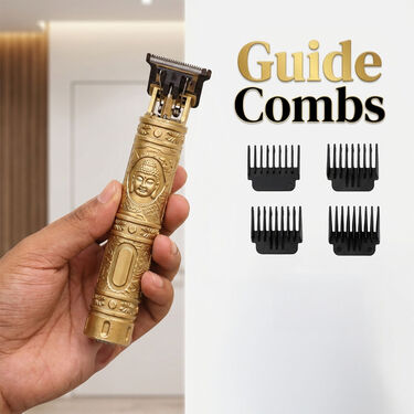 Stylish Golden Trimmer With Free Digital Watch (PMT1W2)