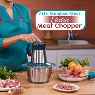 2L Stainless Steel Electric Meat Chopper (EC9)