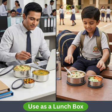 10 Pcs Steel Push & Lock Bowl Set (10PL2N)