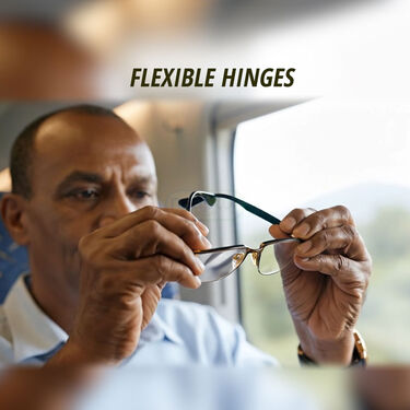 Rimless Foldable Adaptive Power Reading Glasses Buy 1 Get 2 Free Combo  (2FORG10CRG1)