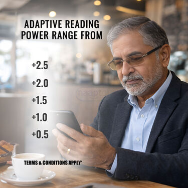 Rimless Foldable Adaptive Power Reading Glasses Buy 1 Get 2 Free Combo  (2FORG10CRG1)