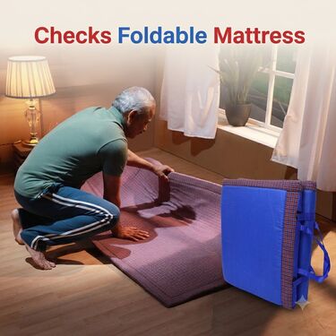 Checks Foldable Mattress (FDM5)