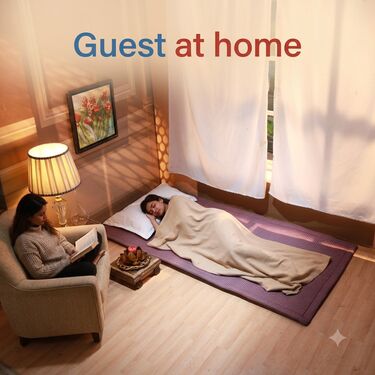 Checks Foldable Mattress (FDM5)