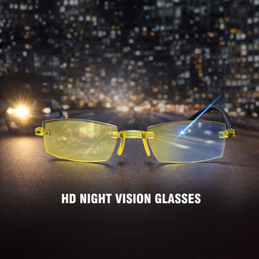 Bifocal Rimless Night Vision Adaptive Power Reading Glasses (1BORG23)