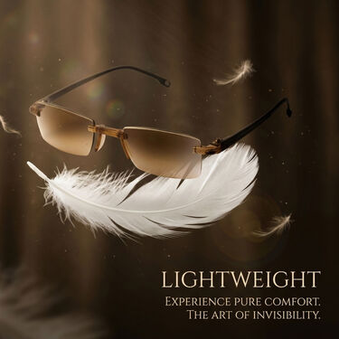 Rimless Adaptive Power Coloured Reading Glasses (1CORG)