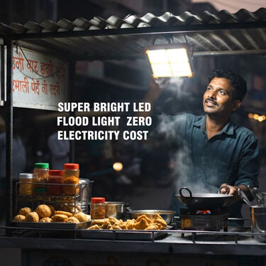 Solar LED Flood Light With Powerbank Function (LL41)