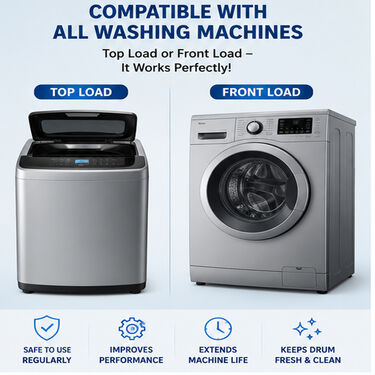 Washing Machine Drum Cleaning Tablets - Pack of 5 (WMT3)