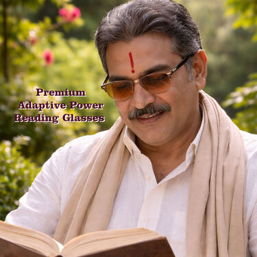 Premium Coloured Adaptive Power Reading Glasses B1G2 Free (3CORG9)