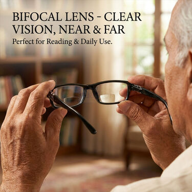 Full Frame Bifocal Adaptive Power Reading Glasses B1G2 Free (3BORG16)