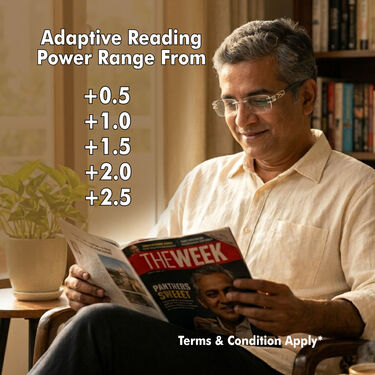 Rimless Adaptive Power Reading Glasses B1G3 Free (4ORG)