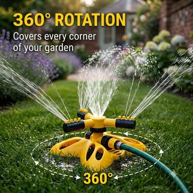 Automatic Rotating Adjustable Garden Sprinkler (GWS4)