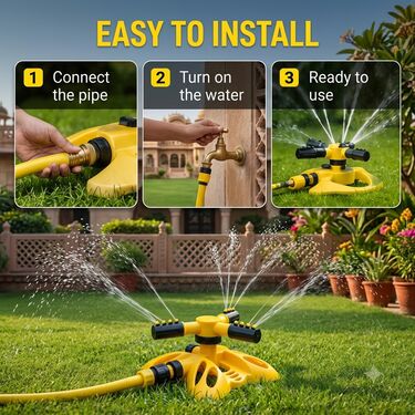 Automatic Rotating Adjustable Garden Sprinkler (GWS4)