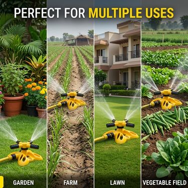 Automatic Rotating Adjustable Garden Sprinkler (GWS4)