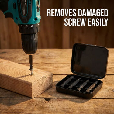 Set of 4 Broken Screw Extractors (SE04)