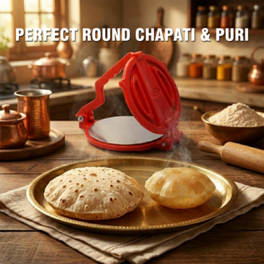 Chapati & Puri Maker + Free 5 Pcs Snack Maker (CP17)