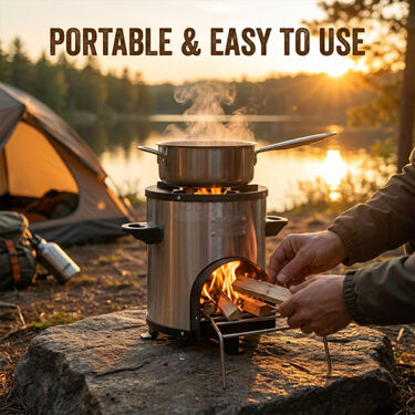 Smoke Less Smart Stove (1SS1)