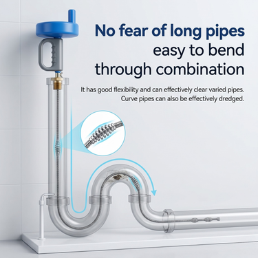 Extendable Drain Clog Remover For Sinks & Toilets (HT75)