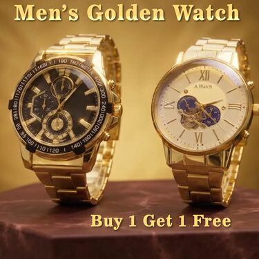 B1G1- Men's Golden Watch (2MW20)