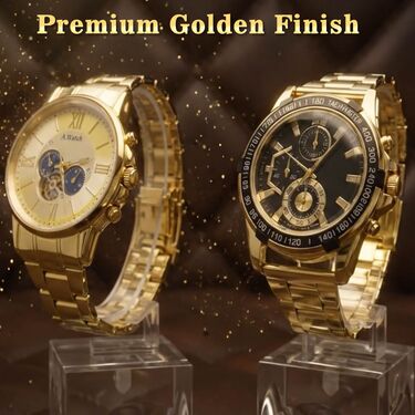 B1G1- Men's Golden Watch (2MW20)