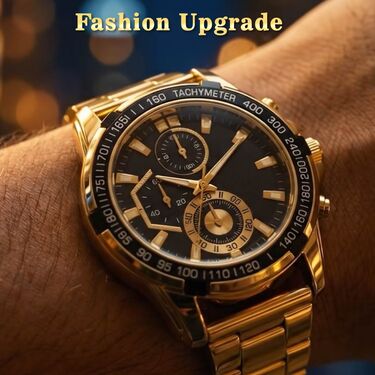 B1G1- Men's Golden Watch (2MW20)