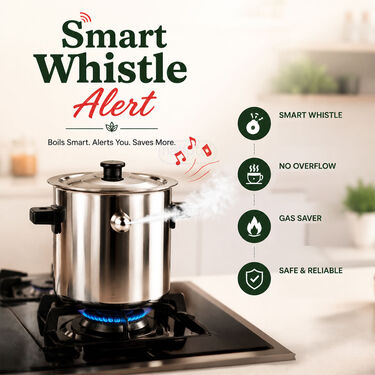 Gas & Induction Friendly Double Wall Milk Boiler - 2.0 Ltr (1MB3)