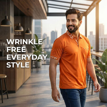 Pack of 5 Designer Half Sleeves Collar T-Shirts With Pocket (5PT30)