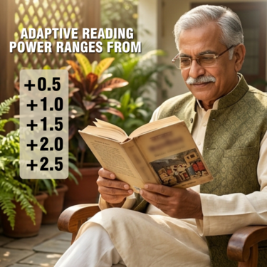 Rimless Colored Adaptive Power Reading Glasses Buy 1 Get 3 Free (4OC1RG1)
