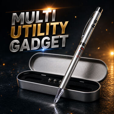 5 In 1 Multipurpose Antenna Pen With Led Light (STA6)