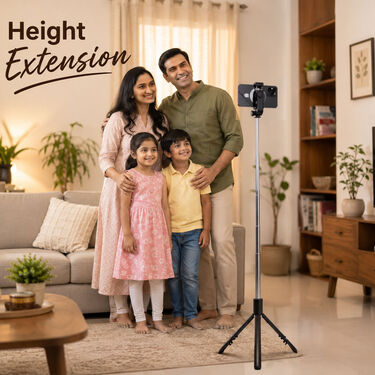 Mini Tripod With Bluetooth Remote For Video Making For Content Creator (MMT3)