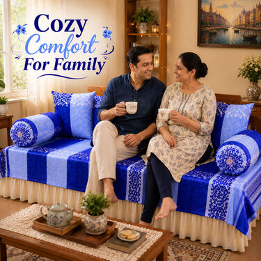 Pack Of 8 Royal Comfort Diwan Set (DWS3)