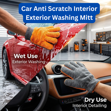 Car Anti Scratch Interior Exterior Washing Mitts (CBW1)