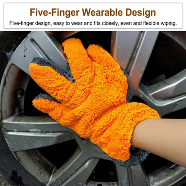 Car Anti Scratch Interior Exterior Washing Mitts (CBW1)