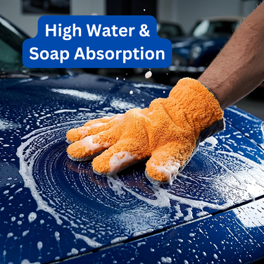 Car Anti Scratch Interior Exterior Washing Mitts (CBW1)