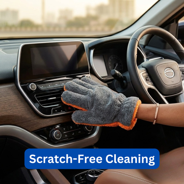 Car Anti Scratch Interior Exterior Washing Mitts (CBW1)
