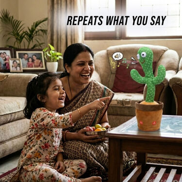 Rechargeable Dancing and Talking Cactus Toy (RCT)