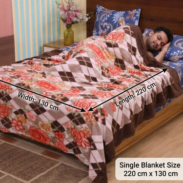 Pack of 5 Beautiful Home Double Bedsheets Set With 2 Blankets (5BS2FB)