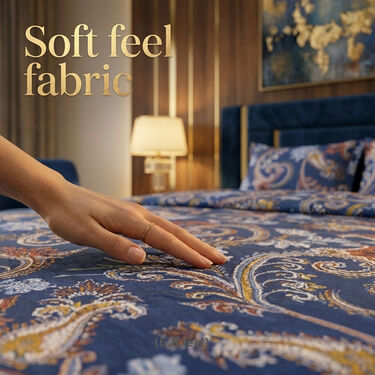 Pack of 5 Beautiful Home Double Bedsheets Set With 2 Blankets (5BS2FB)