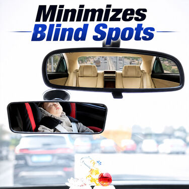 Car Interior Easy Fit Rear View Mirror (IRVM5)