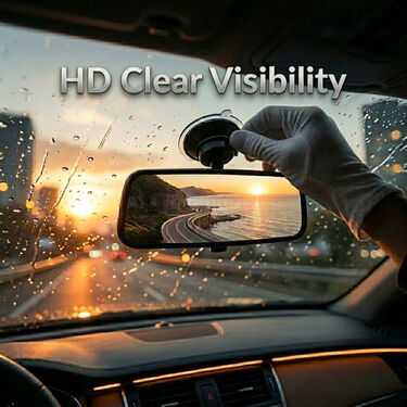 Car Interior Easy Fit Rear View Mirror (IRVM5)
