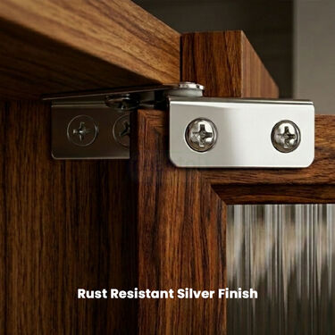 Pack of 4 Adjustable Double Clip Cabinet Door Hinge Clamp (HT118)