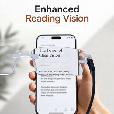 Rimless Adaptive Power Reading Glasses Buy 1 Get 3 Free (4ORG23)