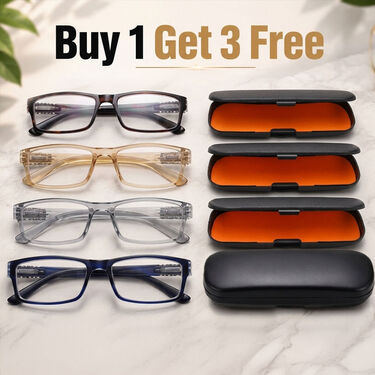 Full Frame Bifocal Reading Glasses Buy 1 Get 3 Free (4BORG25)
