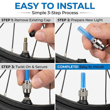 Bike Tyre Motion Reflector Light - Pack of 2 (BTML2)